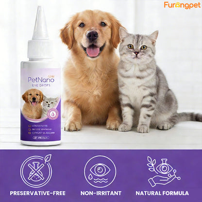 👩‍⚕️Furongpet™NanoCare Pet Eye Drops | Relieves Conjunctivitis, Dry Eyes, Cataracts, and Keratitis😸 🐶
