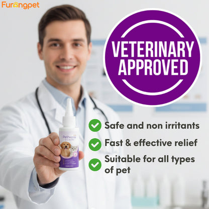 👩‍⚕️Furongpet™NanoCare Pet Eye Drops | Relieves Conjunctivitis, Dry Eyes, Cataracts, and Keratitis😸 🐶