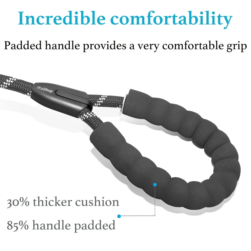 Dual Dog Leash – Shock‑Absorbing & No‑Tangle
