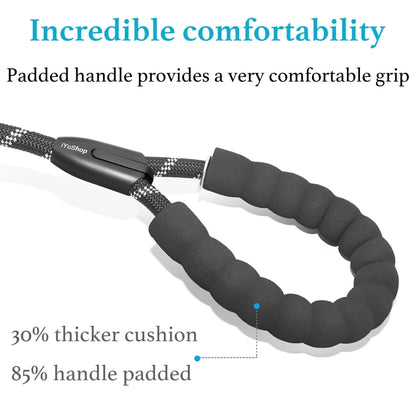 Dual Dog Leash – Shock‑Absorbing & No‑Tangle