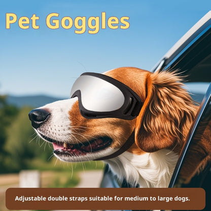 Dog Goggles – UV, Wind and Dust Protection, Fashion and Safety Accessory