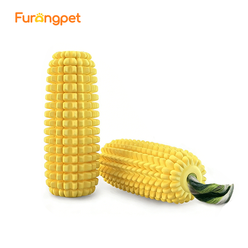 Durable TPR Corn Dog Chew Toy🌽
