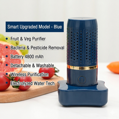 Deep Clean Fruits & Veggies | Rechargeable Food Purification Capsule