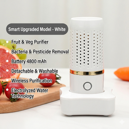 Deep Clean Fruits & Veggies | Rechargeable Food Purification Capsule