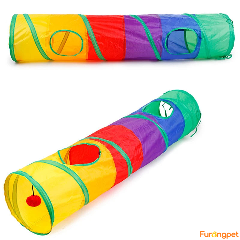 Cat Tunnel – Foldable Pet Play Tube for Indoor & Outdoor Fun