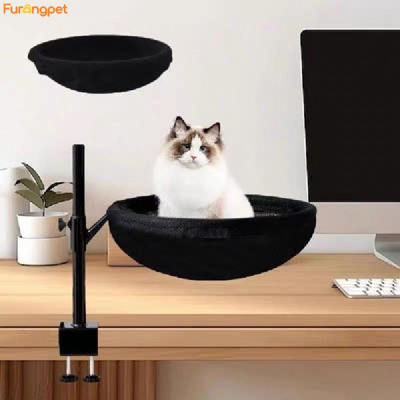 Furongpet™ Cozy Desk-Side Cat Nest