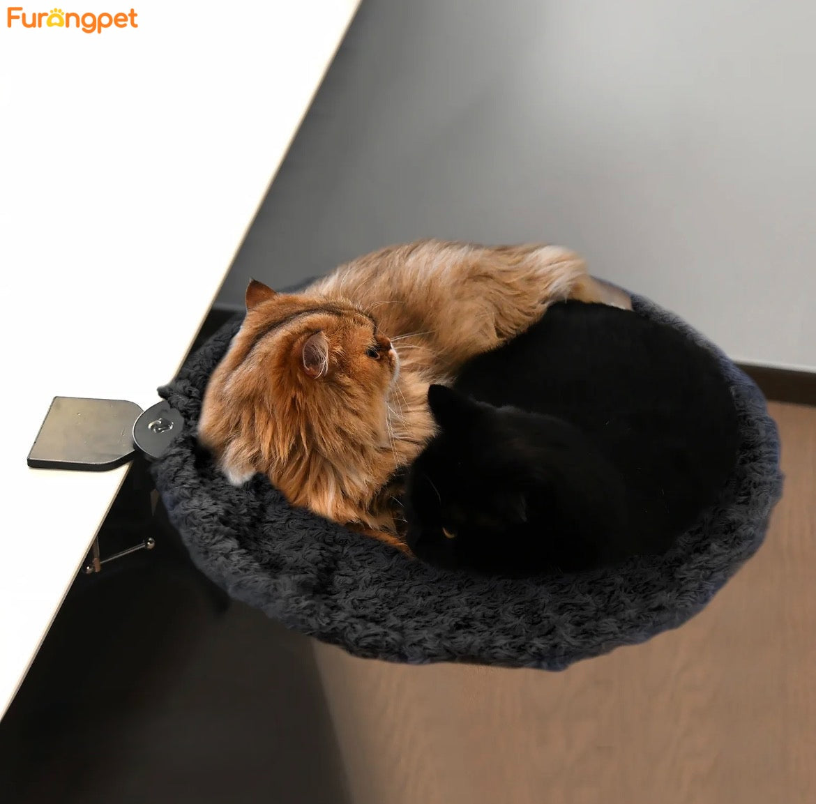 Furongpet™ Cozy Desk-Side Cat Nest