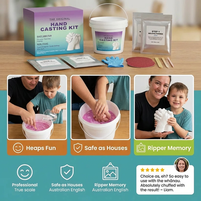 3D Hand Casting Kit for Families & Couples – Family Keepsake Set
