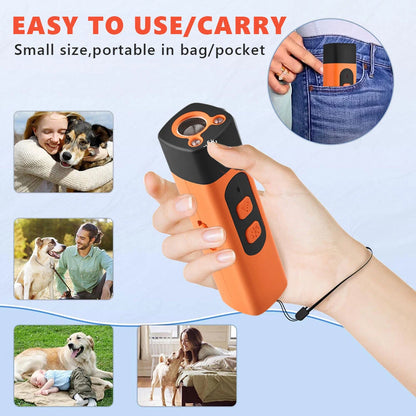 Safe & Humane Ultrasonic Dog Repeller – Portable Bark Control & Training Aid