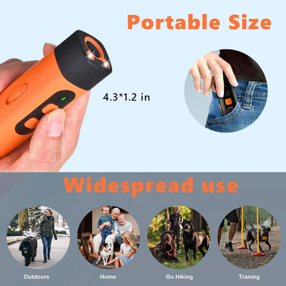 Safe & Humane Ultrasonic Dog Repeller – Portable Bark Control & Training Aid