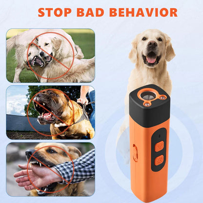 Safe & Humane Ultrasonic Dog Repeller – Portable Bark Control & Training Aid