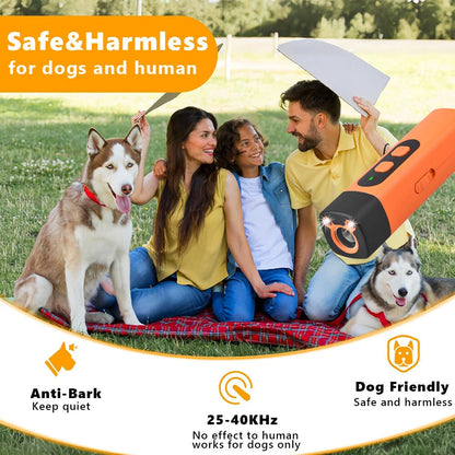 Safe & Humane Ultrasonic Dog Repeller – Portable Bark Control & Training Aid