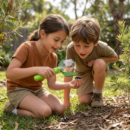 Outdoor Exploration Bug Catcher Featuring 6X Magnifier for Kids Insect Viewing