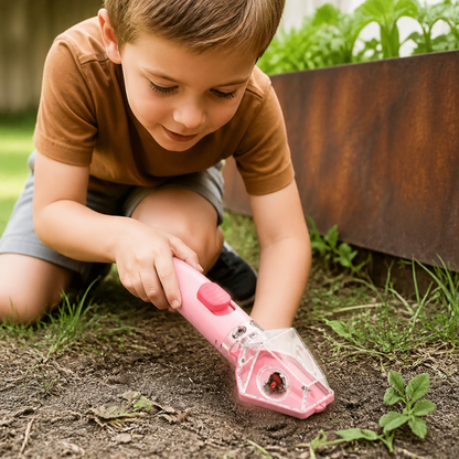Outdoor Exploration Bug Catcher Featuring 6X Magnifier for Kids Insect Viewing