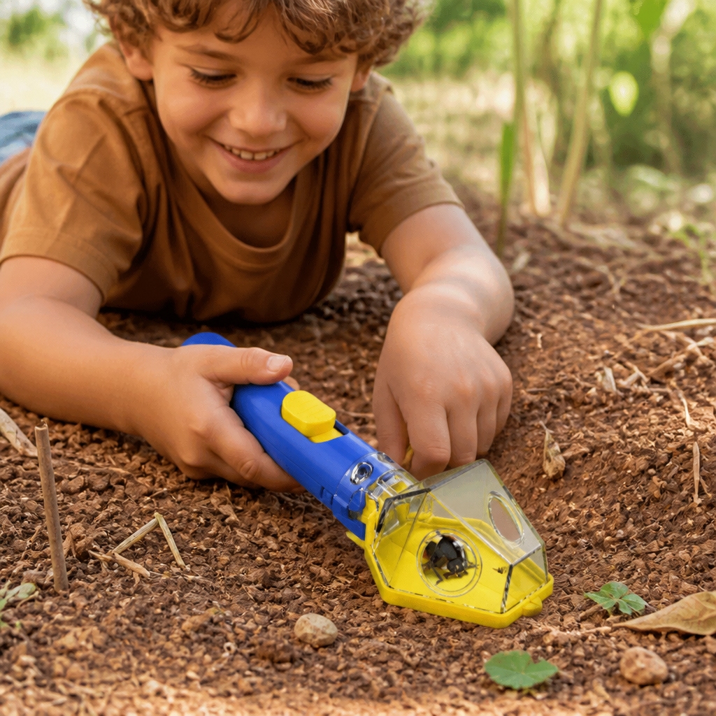 Outdoor Exploration Bug Catcher Featuring 6X Magnifier for Kids Insect Viewing