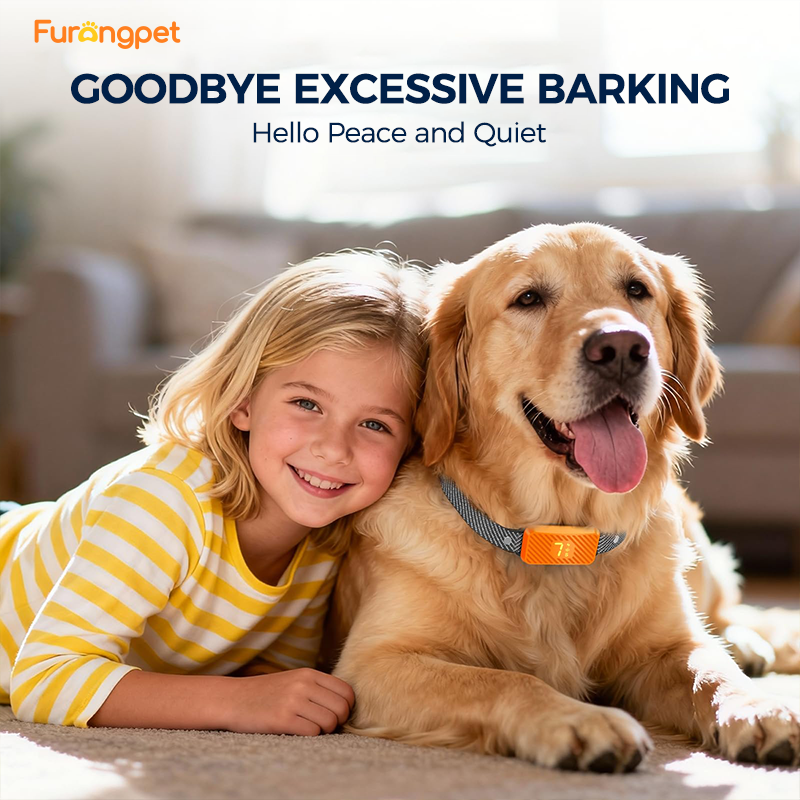 Furongpet™ Smart No Bark Collar for Dogs – Rechargeable Waterproof Bark Control