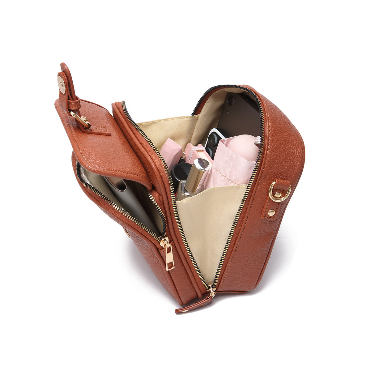 Crossbody Leather RFID Bag