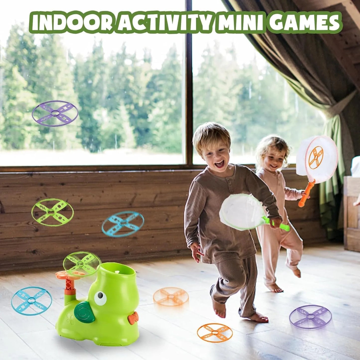 Flying Disc Launcher Elephant Toy