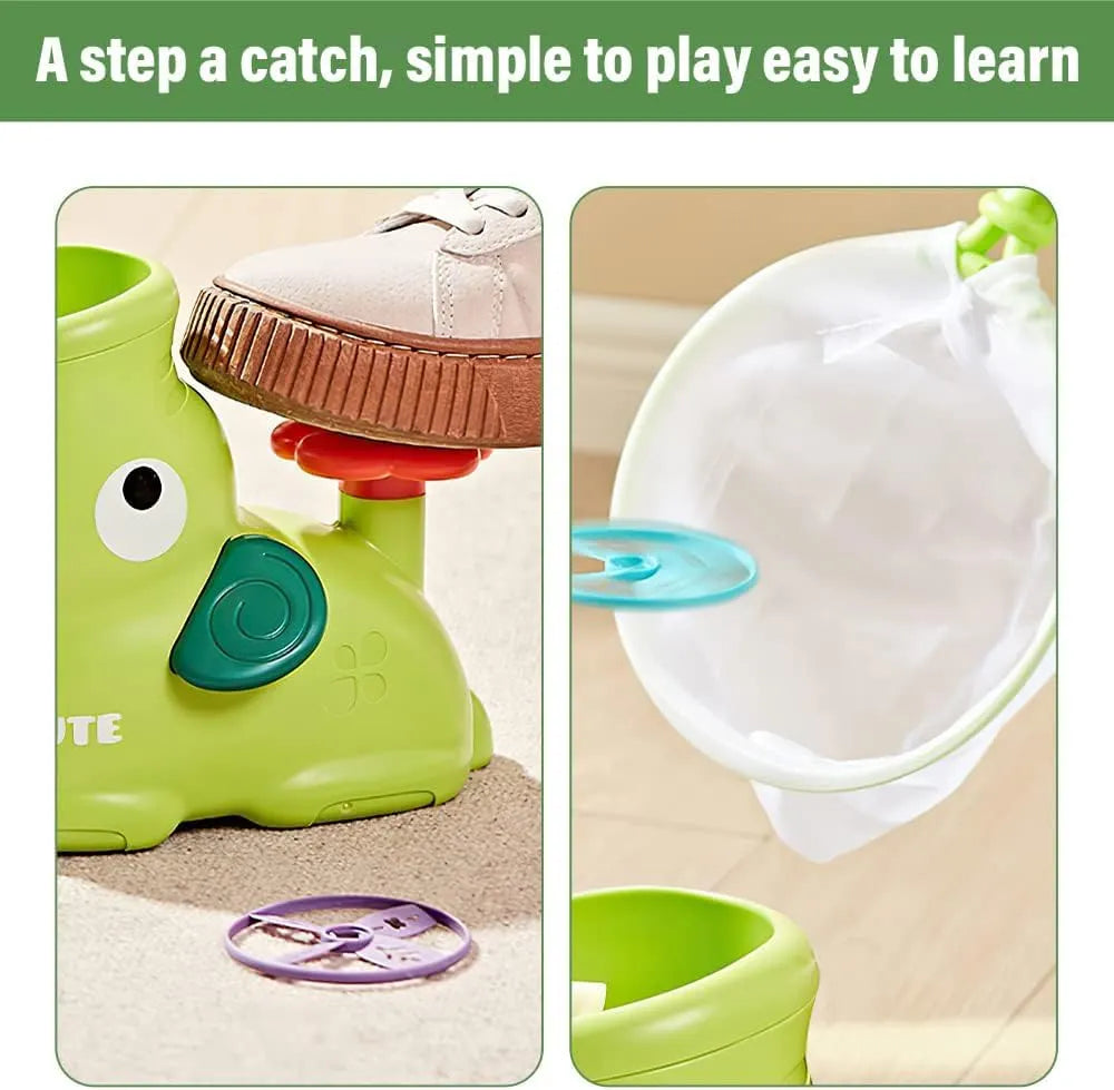Flying Disc Launcher Elephant Toy