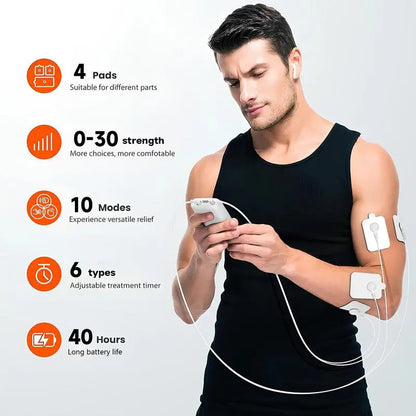 Targeted Relief for Deep Discomfort. Professional Portable TENS Unit