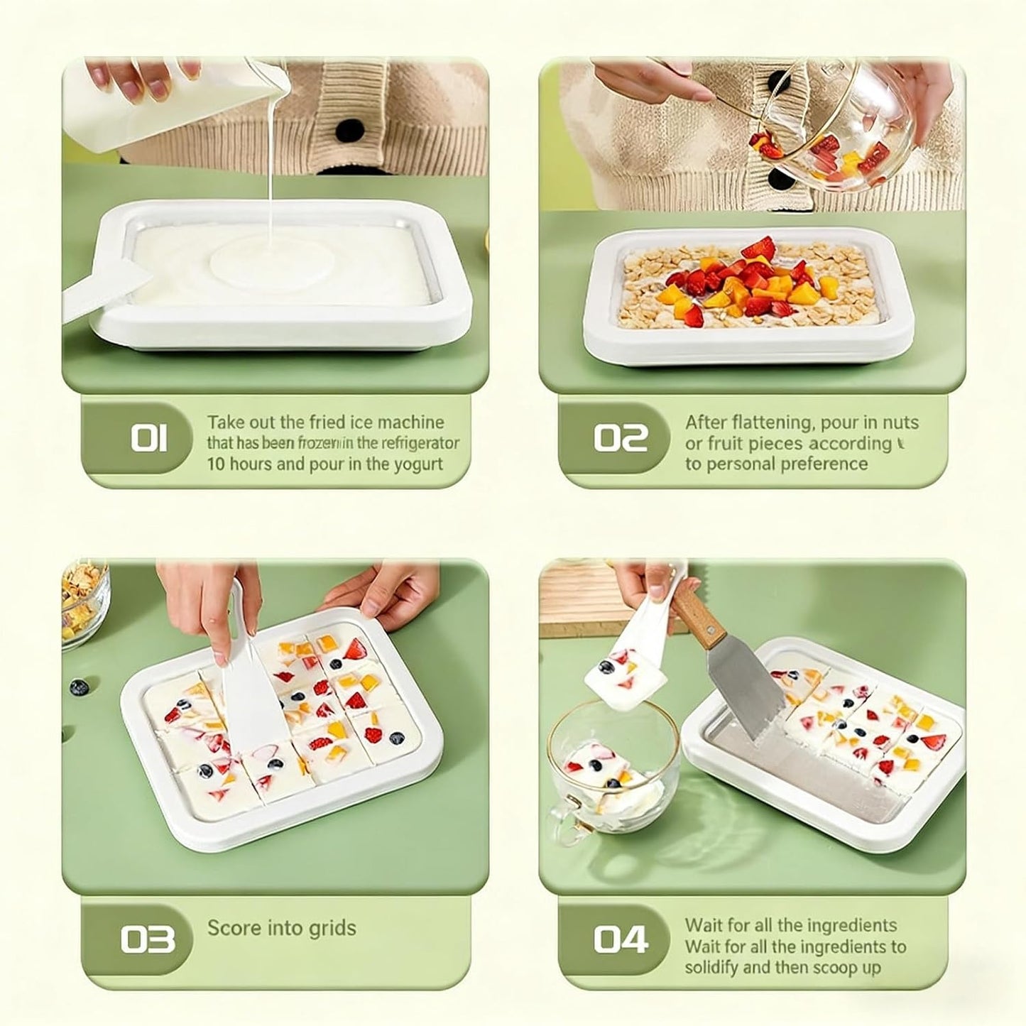 Rolled Ice Cream Maker Kit
