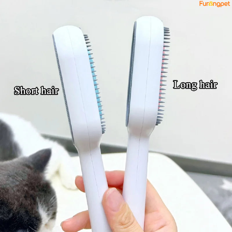 3-in-1 Pet Brush with Water Tank for Cats & Dogs