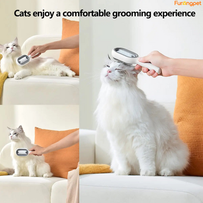 3-in-1 Pet Brush with Water Tank for Cats & Dogs