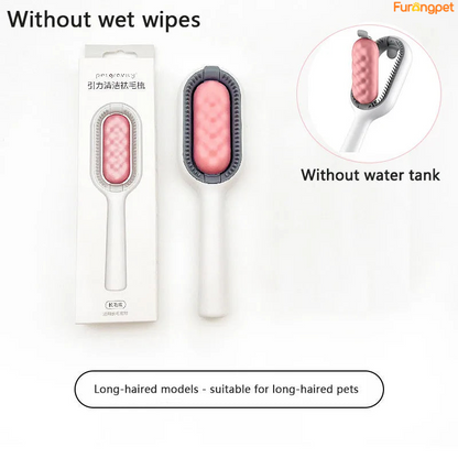 3-in-1 Pet Brush with Water Tank for Cats & Dogs