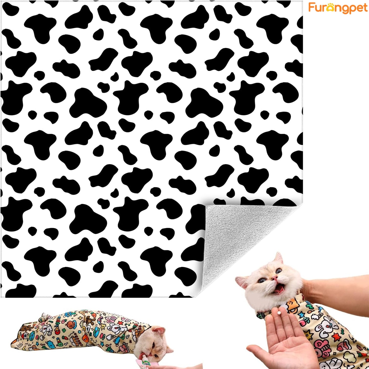 Cat Calming Grooming Wrap Blanket