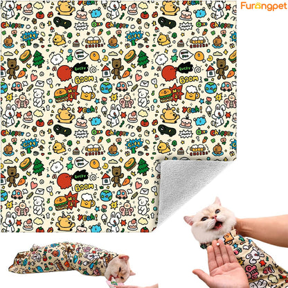 Cat Calming Grooming Wrap Blanket