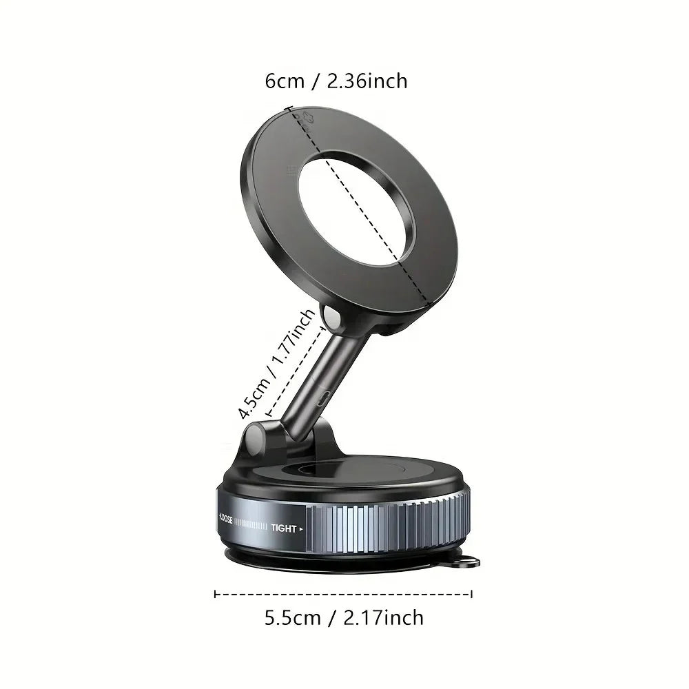 Upgraded 360° Nano Gel Vacuum Magnetic Phone Holder for Car