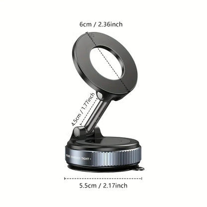 Upgraded 360° Nano Gel Vacuum Magnetic Phone Holder for Car