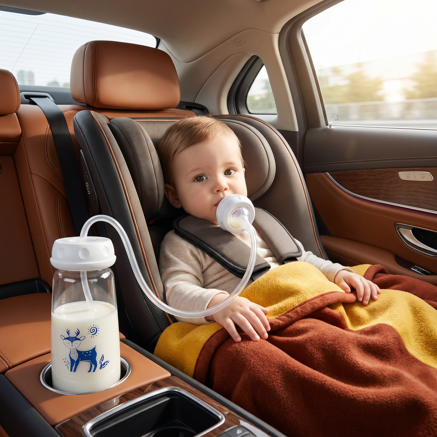 Self-Feeding Hands-Free Baby Bottle