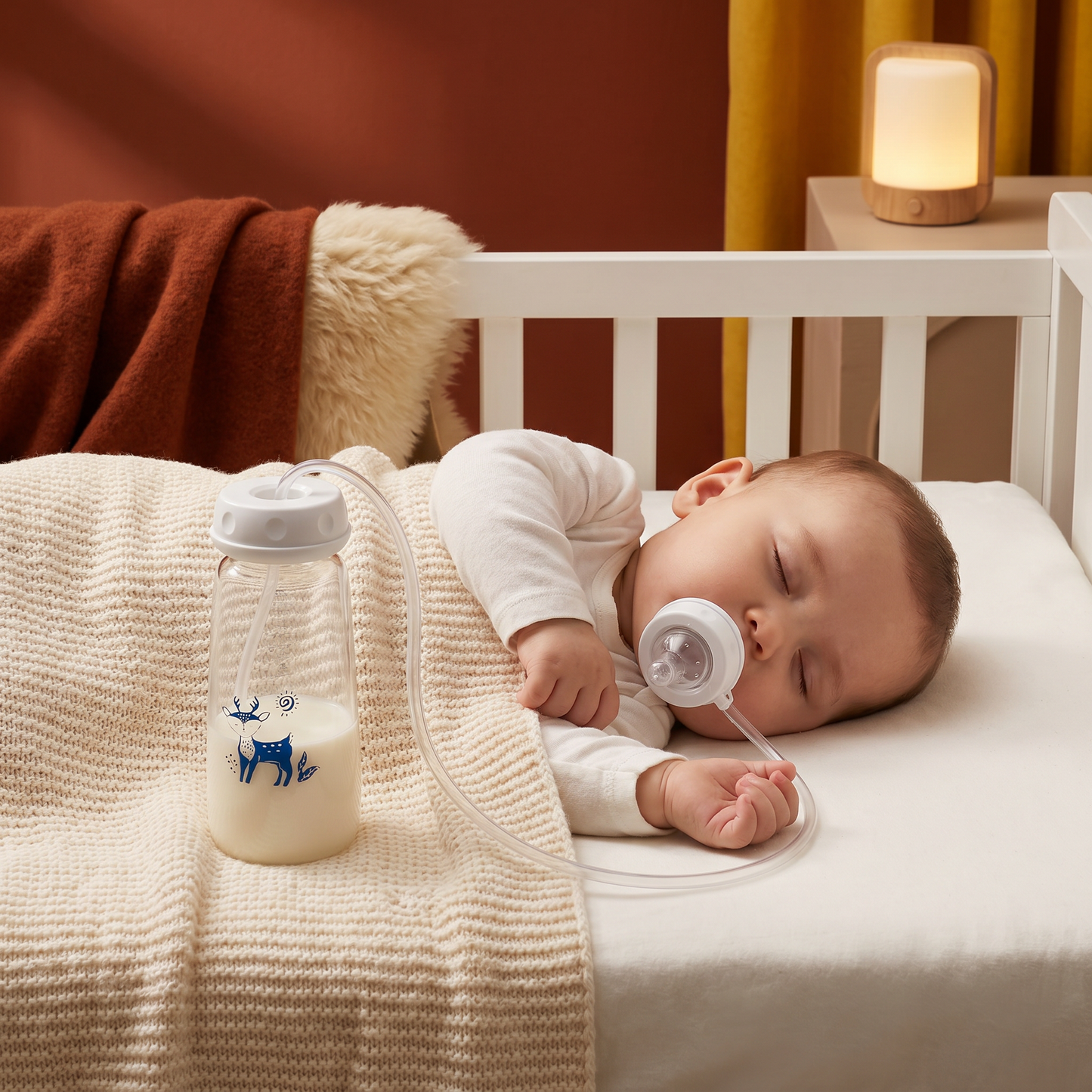 Self-Feeding Hands-Free Baby Bottle