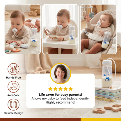 Self-Feeding Hands-Free Baby Bottle