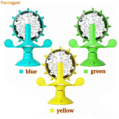 Interactive Treat Spinner – Puzzle Feeder Toy for Dogs & Cats
