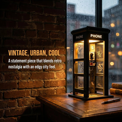 Vintage Phone Booth Ambient Lamp