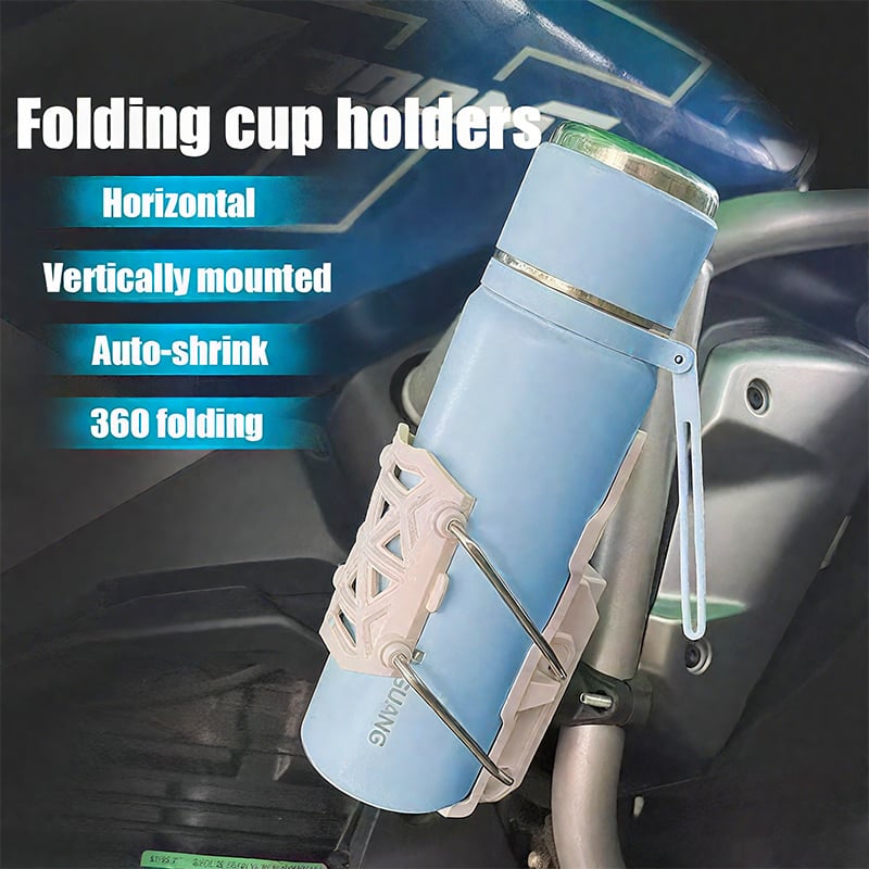 Self-Adapting Flexible Cup Holder for Different Sized Cups