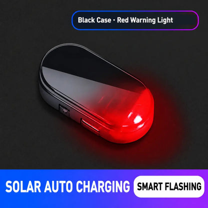 🚨 Solar-Powered Car Security Warning Light