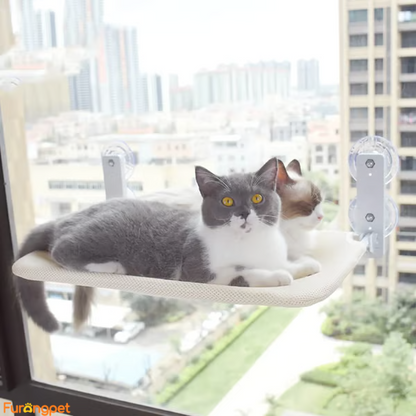 Furongpet™Foldable Cat Hammock Suction Cup Cat Hammock