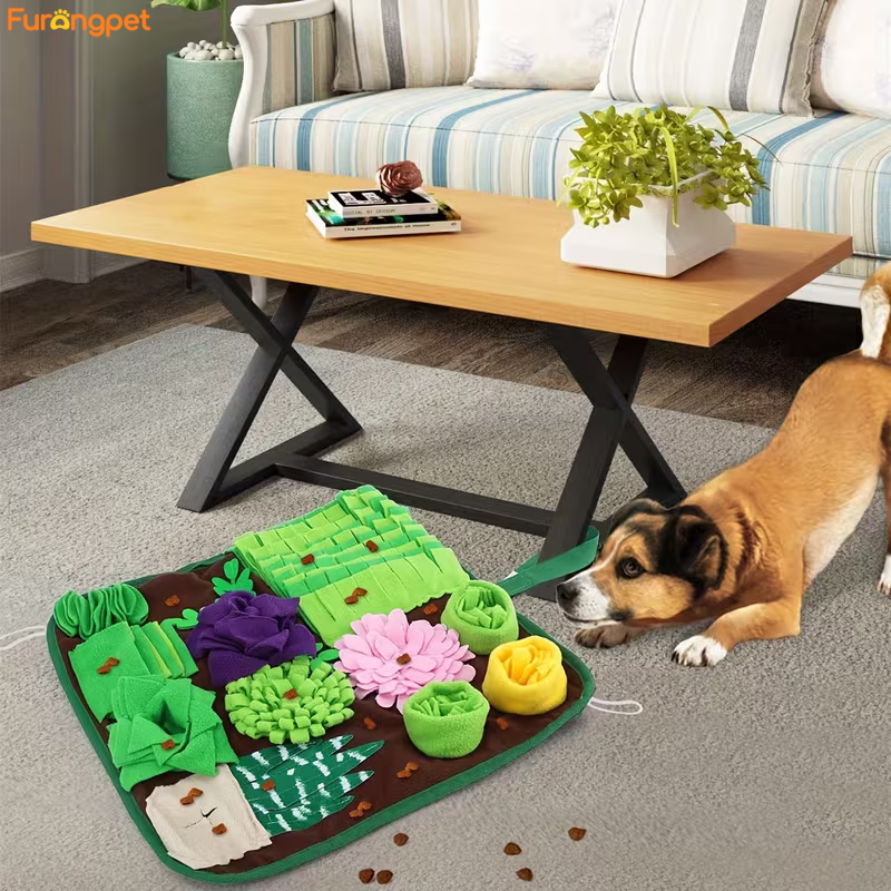 Interactive Snuffle Mat for Dogs & Cats – Nosework Feeding Puzzle Toy