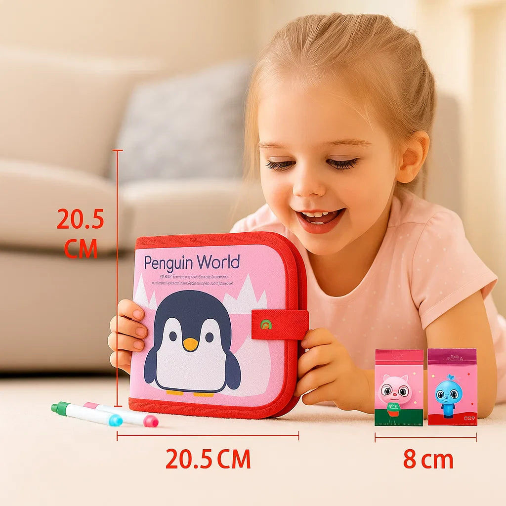 Portable Reusable Drawing Book for Children