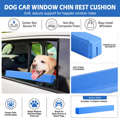 Universal Dog Car Window Chin Rest Cushion Soft Foam