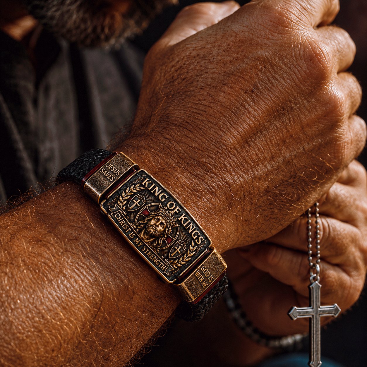 King of Kings Christian Adjustable Bracelet Gift