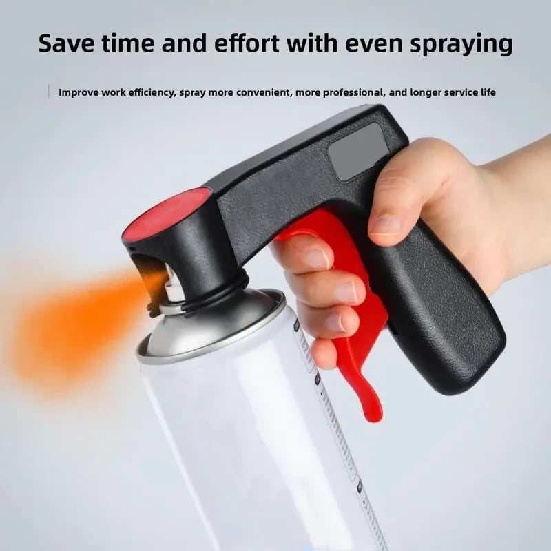 Universal Spray Paint Handle Tool  Portable Assisted Spray Nozzle for Paint & Color Change