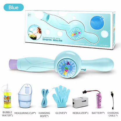 Smoke Bubble Machine – Rechargeable, Automatic, Lights & Music, Party Fun