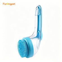 2 in 1 Pet Bath Brush with Shampoo Dispenser Massage