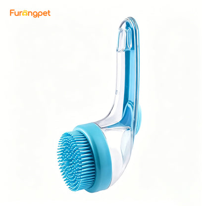 2 in 1 Pet Bath Brush with Shampoo Dispenser Massage