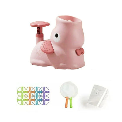 Flying Disc Launcher Elephant Toy