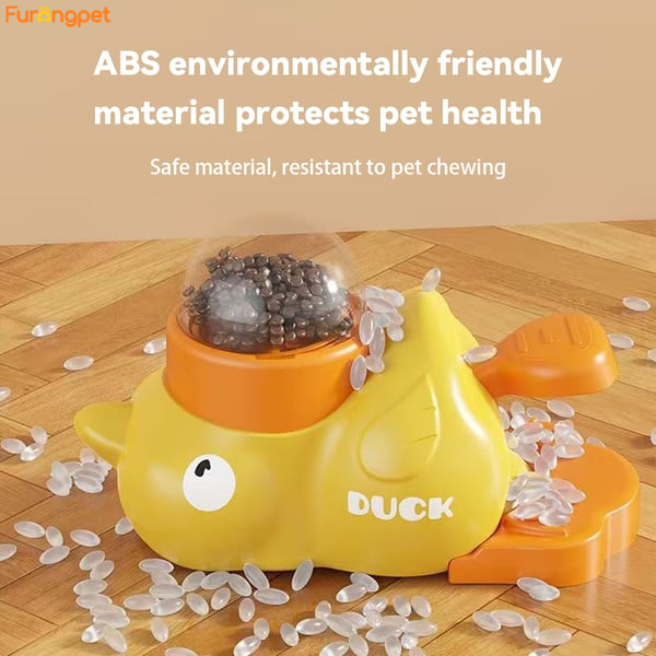 Interactive Duck Pet Feeder and Slow Feed Toy